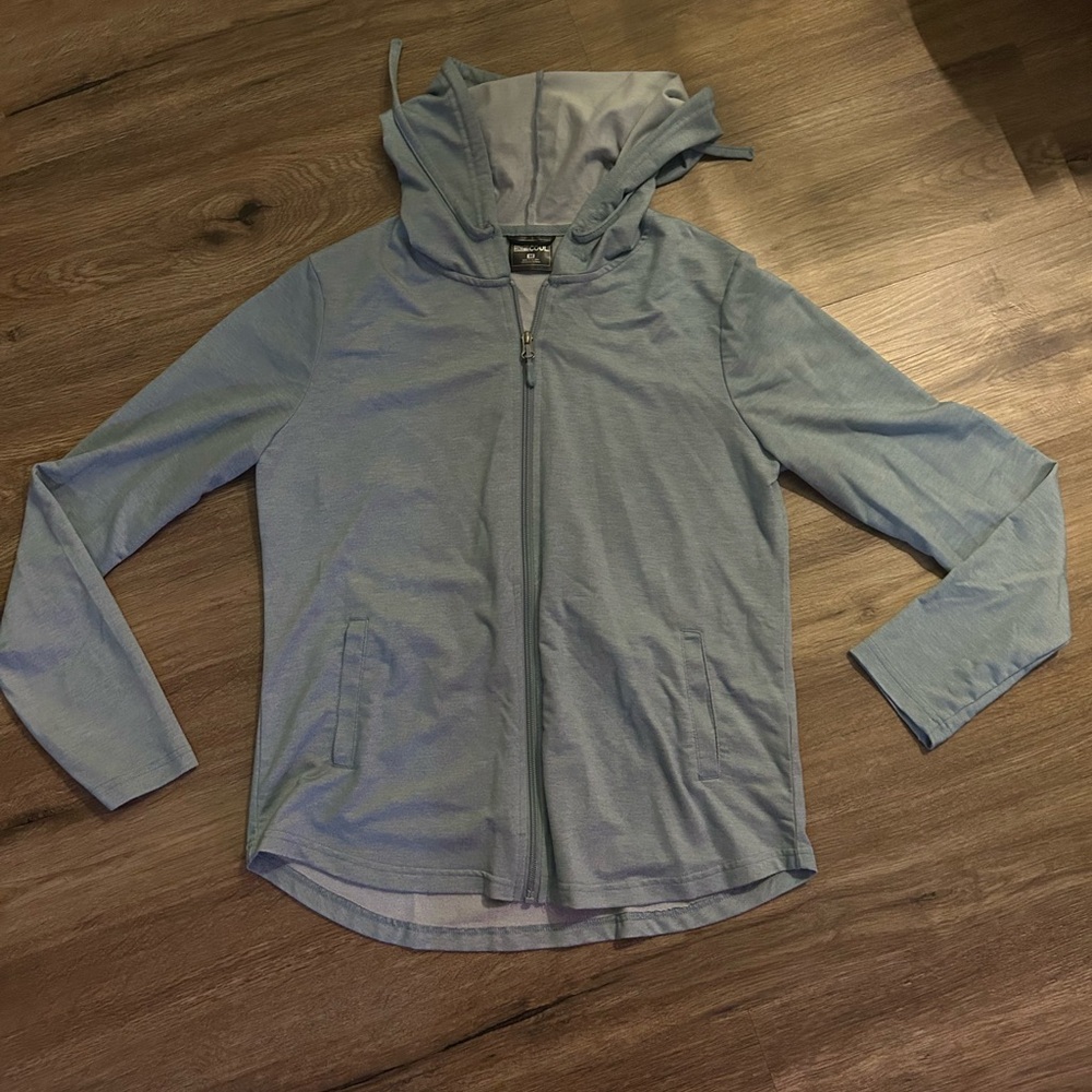 Light blue, worn a few times